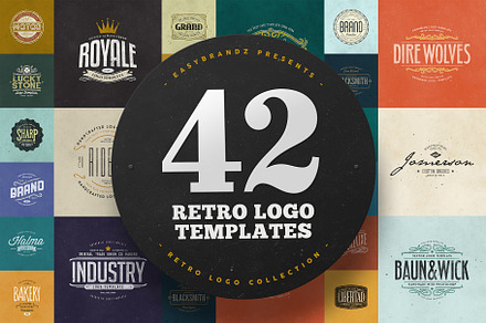 42 Logo Templates Bundle, a Branding & Logo Template by Easybrandz