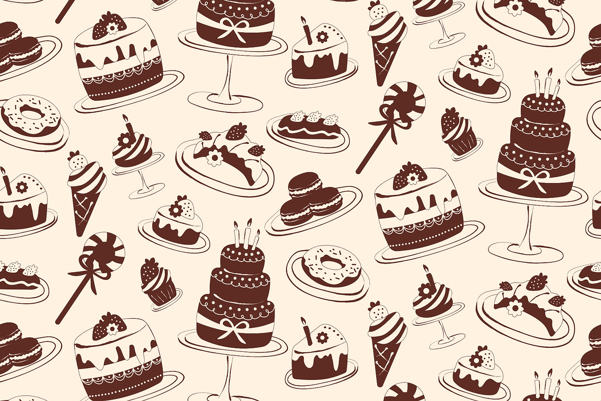 Bakery design featuring sweet, a Food Illustration by okskukuruza (Photo 3 of 3)