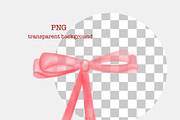 Whimsical Baby Pink Ribbon Clipart, a Decorative Illustration by Oleksandra Illustrates (Thumbnail 3 of 14)