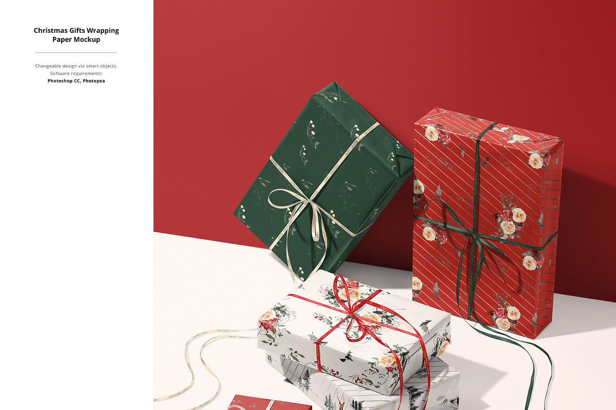 Christmas Decor & Wrapping Mockup, a Packaging Mockup by creatsy5 (Photo 12 of 26)