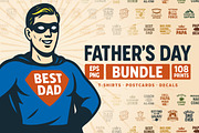 Father's Day Bundle - 108 Prints, a Graphic by Ckybe's Corner (Thumbnail 1 of 5)