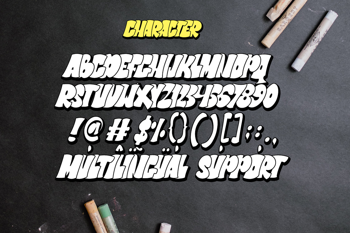 Rustel pocket -  A Graffiti font, a Handwritten Font by NuType (Photo 7 of 9)