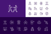 Artificial Intelligence Icon Art Set, an Outline Icon by Prosymbols (Thumbnail 5 of 8)