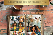 AFRO BOHO GIRLS ALL AGES CLIPART, a Person Illustration by Daring Digies (Thumbnail 10 of 10)