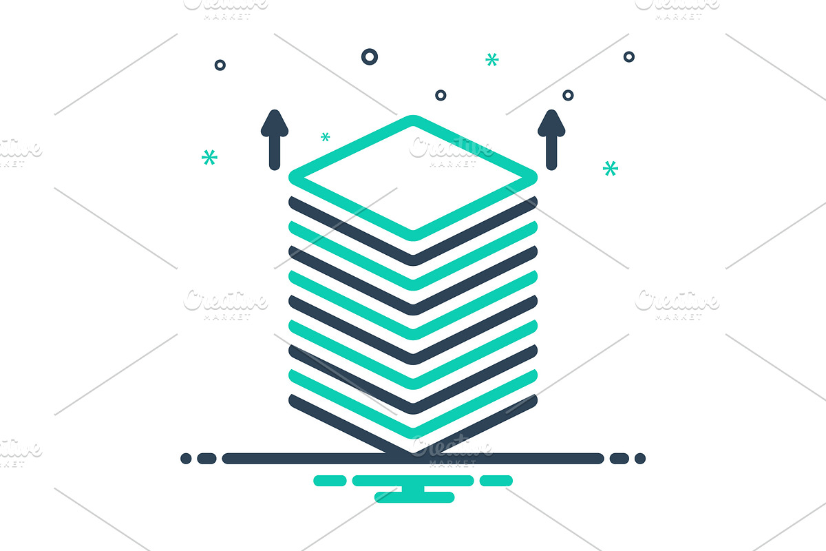 Pile heap icon, an Icon by Creative priyanka | Creative Market