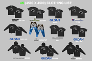Streetwear PSD Mockup Bundle, a Shirt Mockup by Infinity Mockups (Thumbnail 4 of 10)