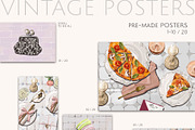 VINTAGE POSTERS creator kit, a Decorative Illustration by Yuliia Lashevska (Thumbnail 5 of 12)