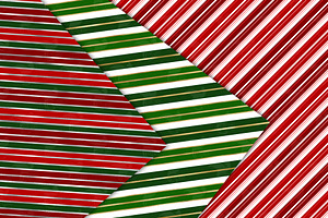 Christmas Stripes Digital Paper