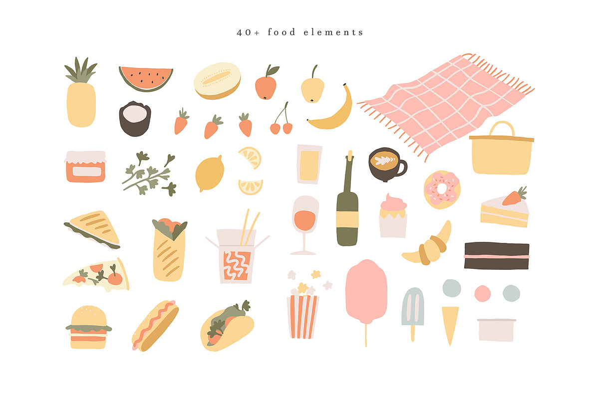 Summer Market - poster & map creator, a Decorative Illustration by Cute Atelier (Photo 7 of 18)