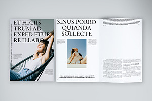 Stylish Lifestyle Magazine Layout