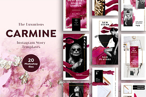 CARMINE Instagram Story Templates