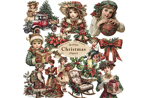 Christmas Traditions Clipart PNG, an Illustration by Memories By Lea