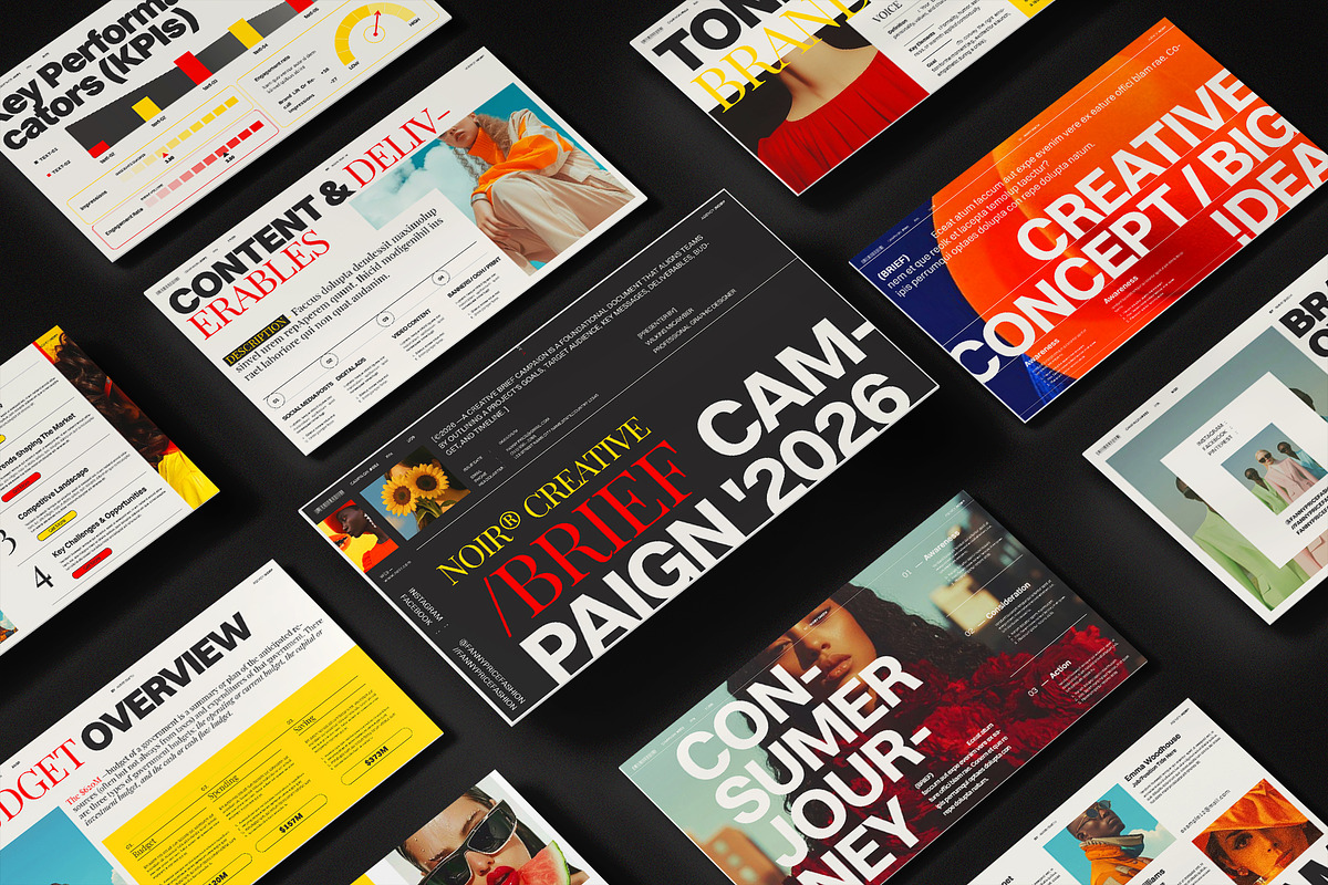 Creative Brief Campaign Template, a Presentation Template by ArtisanaAura (Photo 8 of 9)