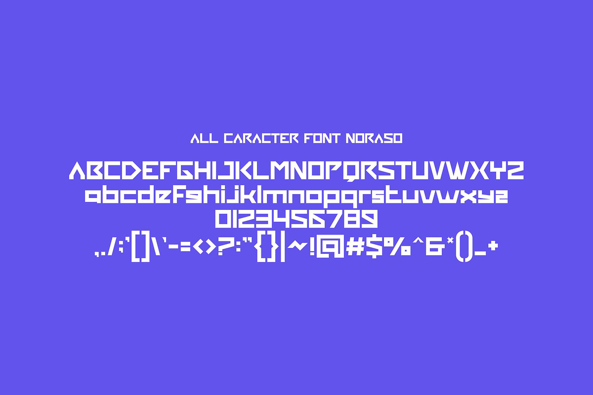 Noraso, a Sans Serif Font by riotama85 (Photo 2 of 5)