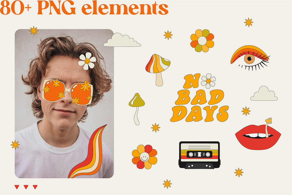 Good vibes | Graphics & patterns, an Illustration by by Margo (Photo 4 of 7)