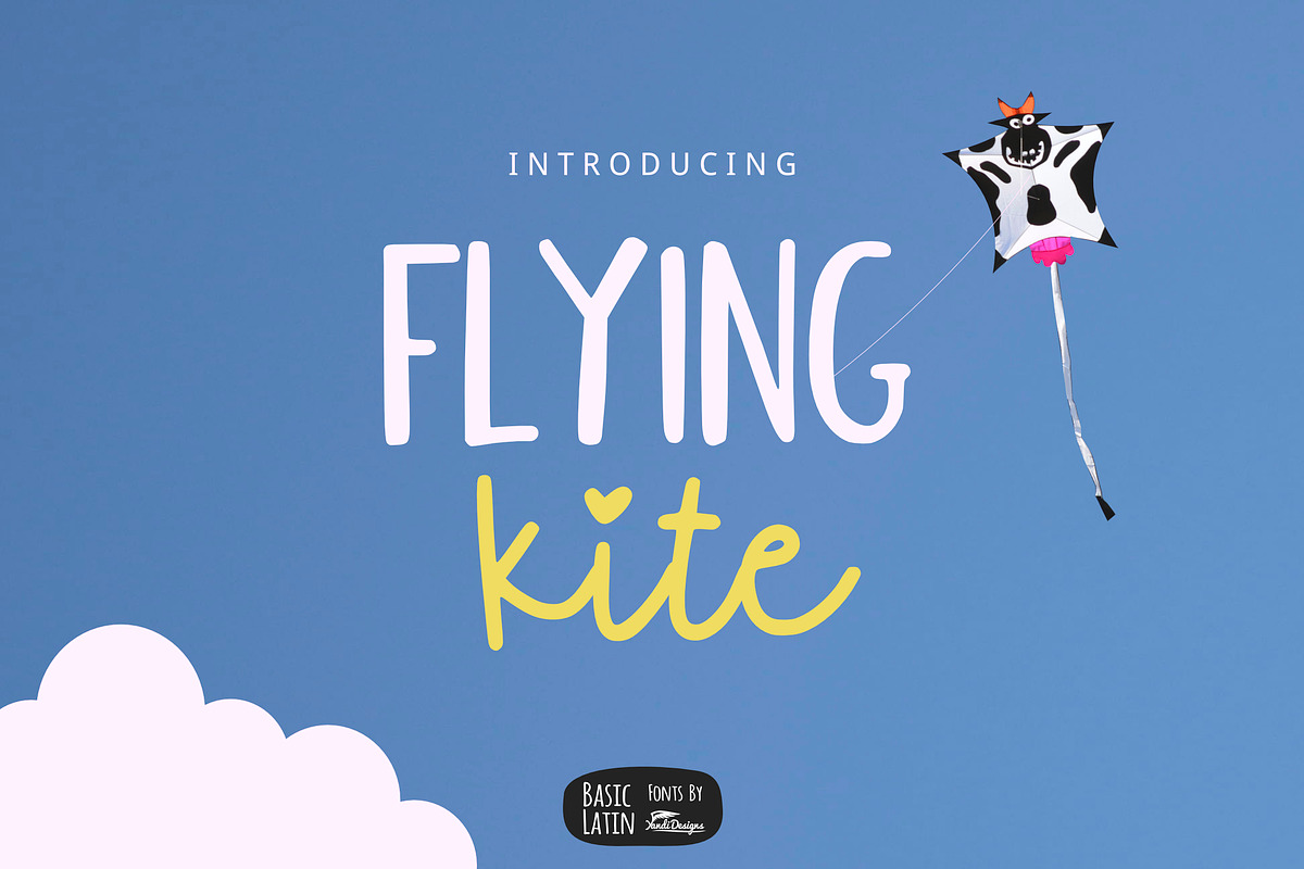 Flying Kite Font