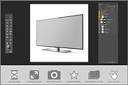 Smart TV Screen Mockup PSD, a Mockup by Bruno's Shop (Thumbnail 3 of 4)