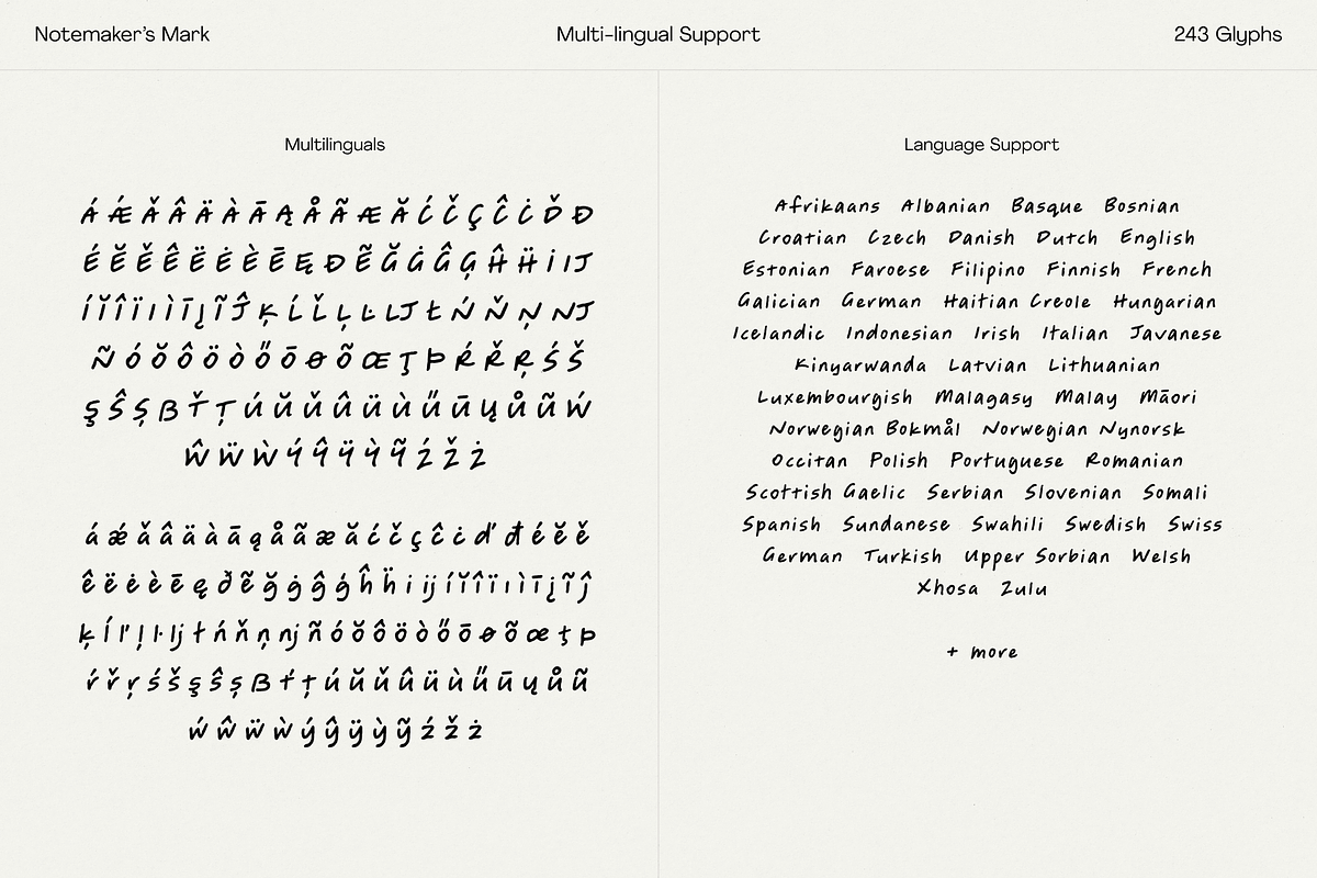 Notemaker's Mark Handwriting Font, a Handwritten Font by TYPEHEIST (Photo 8 of 12)