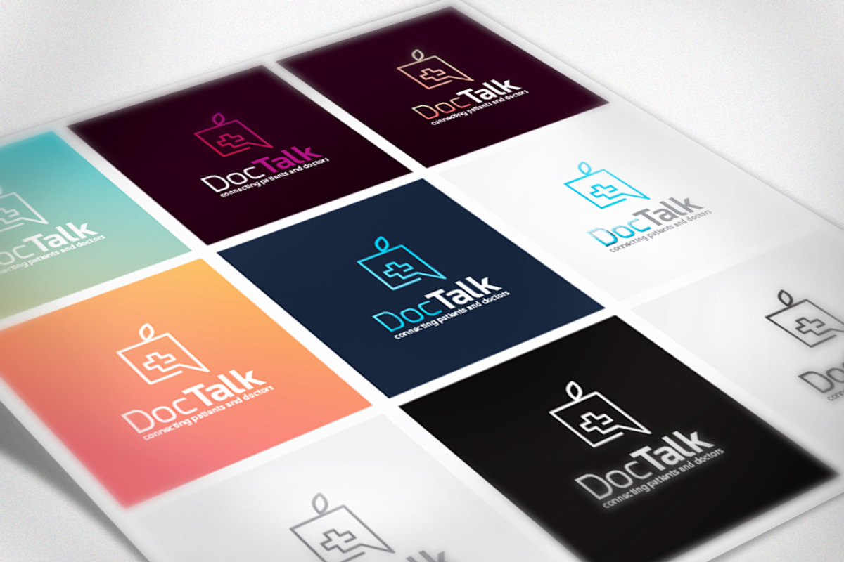 DocTalk, a Branding & Logo Template by Cre8iveSense (Photo 2 of 5)