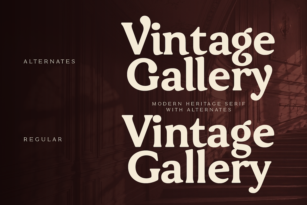 Modern Heritage Serif, a Serif Font by xdCreative (Photo 5 of 12)
