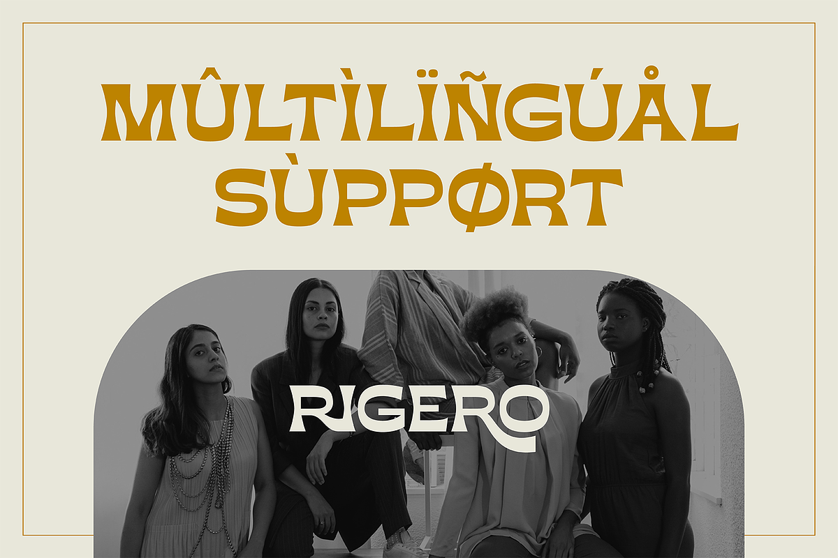 Rigero -Retro Display Serif Typeface, a Serif Font by Surplus Type Co (Photo 9 of 9)