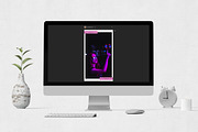 Neon Animated Instagram Stories, a Social Media Template by Social Corner Graphics (Thumbnail 5 of 9)