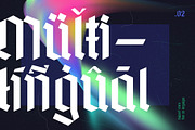 Doppler Modern Blackletter, a Blackletter Font by YockMercado (Thumbnail 2 of 6)