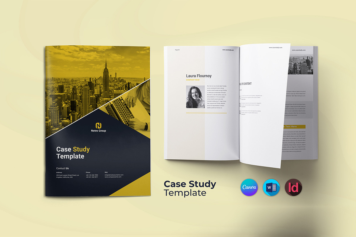 Canva Case Study Template