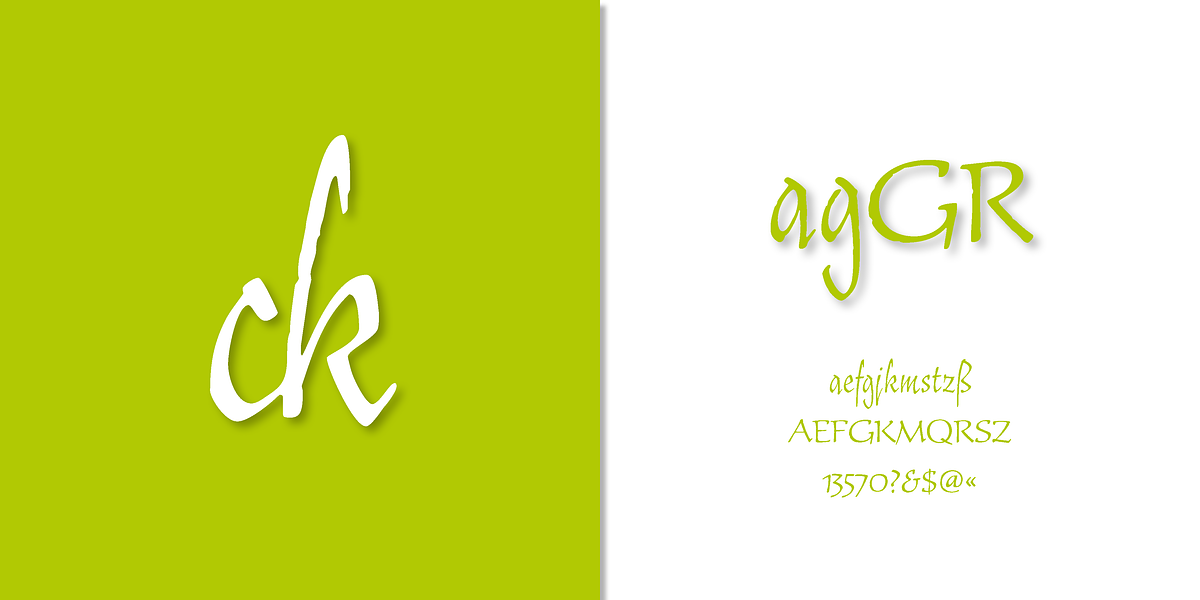 Floridana, a Script Font by preussTYPE (Photo 6 of 8)