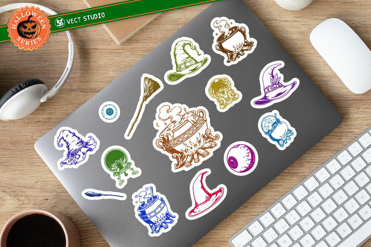 14 Witch Tools Stamp Brushes, a Brush Add-On by vectstudio (Photo 5 of 11)