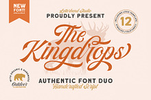 The Kingdrops - Font Duo & Logos
