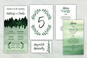 Wild Greenery Wedding Collection, an Invitation Template by Knotted Design (Thumbnail 9 of 9)