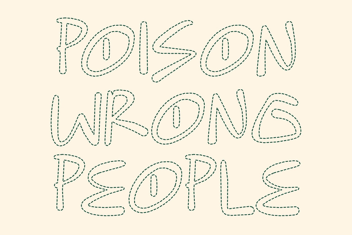 CS Sanford Dashed, a Handwritten Font by Craft Supply Co. (Photo 6 of 8)