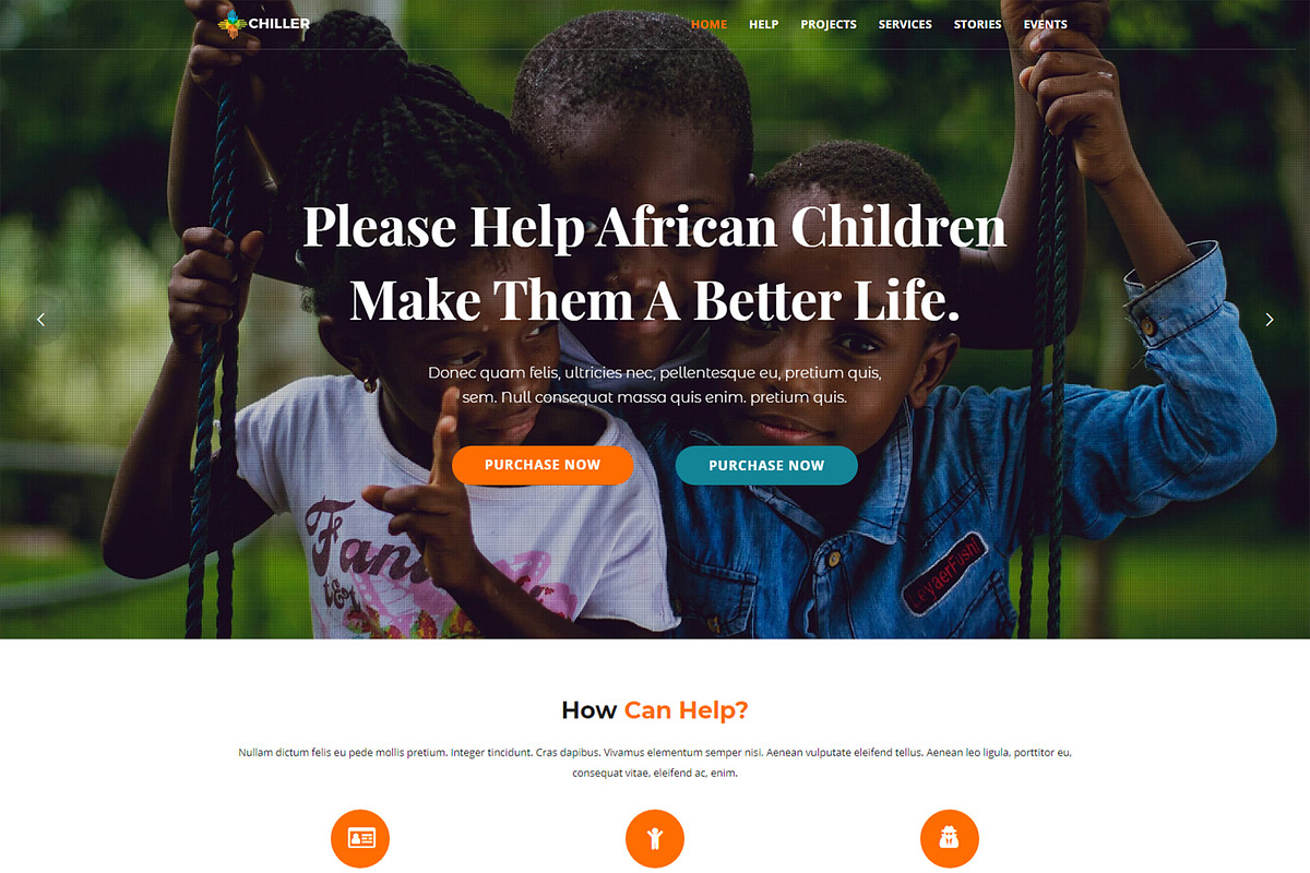 Chiller - Charity/Fundraising WordPr, a WordPress Template by Codeflicks