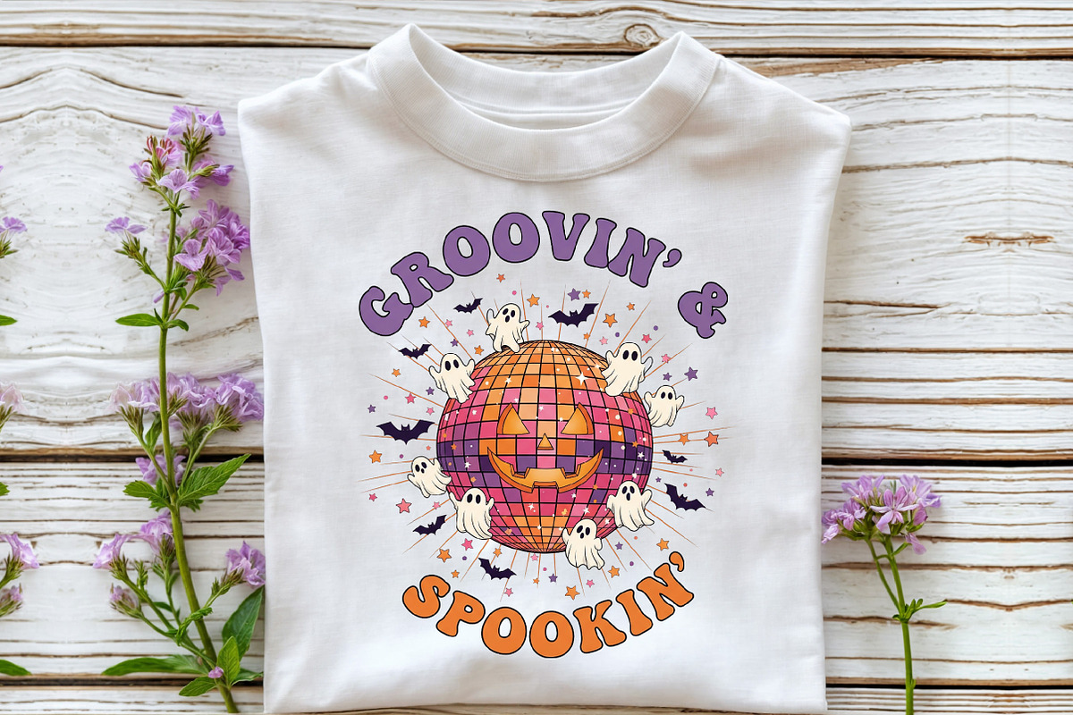 Halloween Groovy PNG Sublimation, an Illustration by DreamCafeArt (Photo 4 of 7)