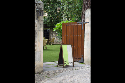 Entrance A-stand Mockups x2 P006