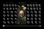 Rosella Mirakle Typeface, a Blackletter Font by alit design (Thumbnail 5 of 20)