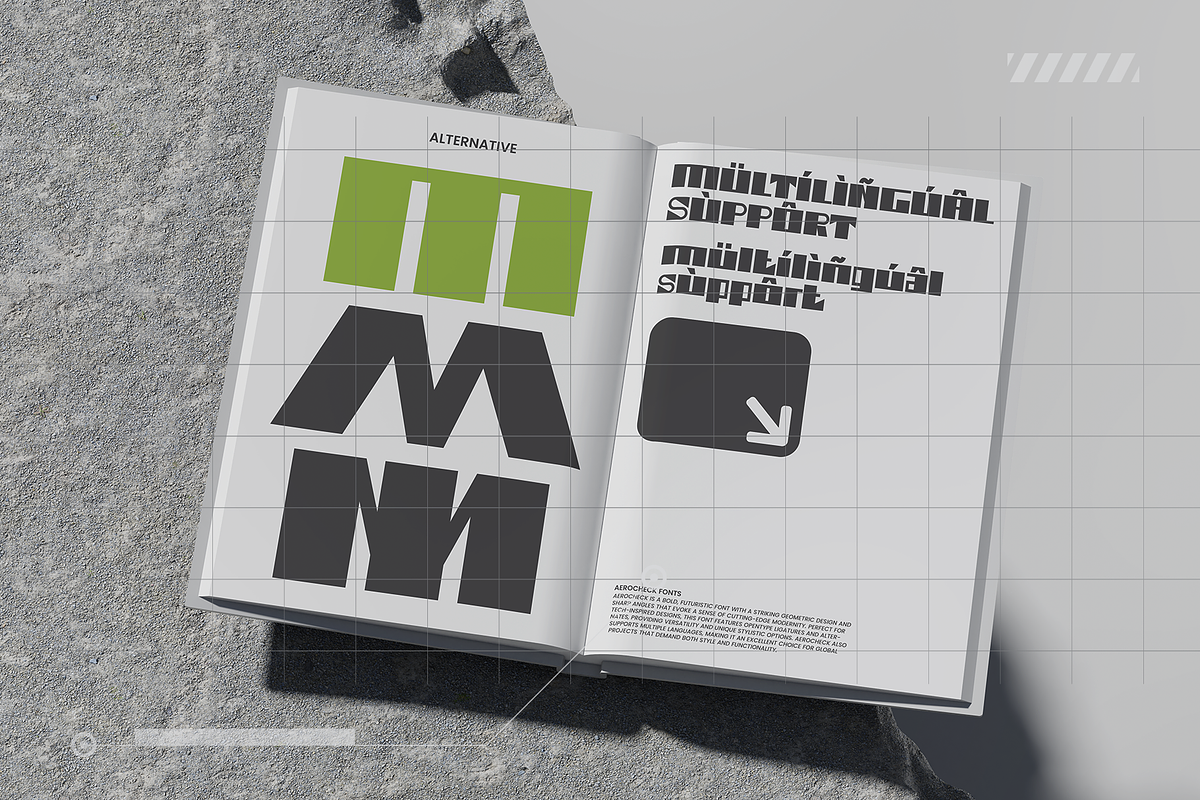 Areocheck Techno Fonts Three Styles, a Font by Erifqizefont (Photo 14 of 15)