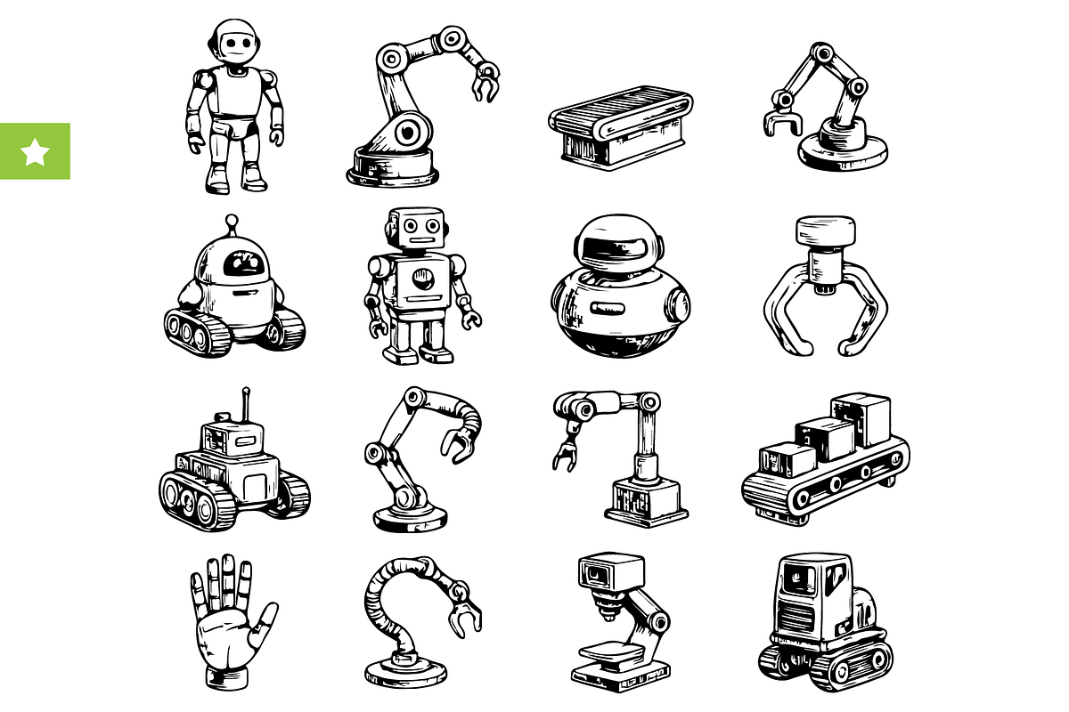 Robotics Automation Set, an Object Graphic by RT Studio (Photo 1 of 4)