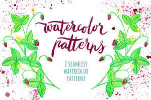 Lovely watercolor patterns