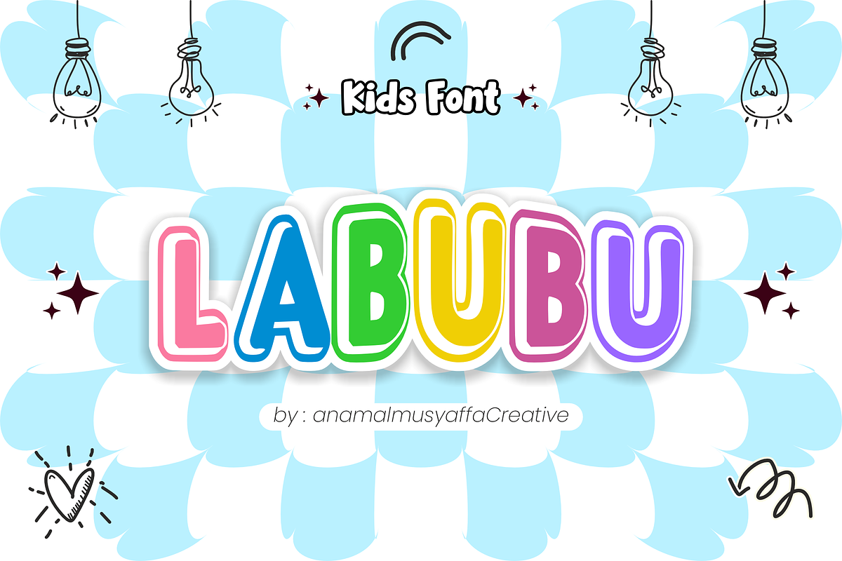 Happy Sunday - Display Font, a Font by KiddoGlyphs Studio (Photo 3 of 5)