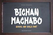 Bichan Machabo - School & Chalk Font, a Handwritten Font by QR Design Studio (Thumbnail 1 of 6)