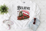 Believe North Pole Train Png, an Illustration by Craft Nest (Thumbnail 3 of 6)