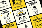Math Doodles, an Outline Icon by Vectors Market (Thumbnail 3 of 9)