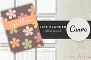 Printable Life Planner Template, a Stationery Template by Design House (Thumbnail 1 of 9)