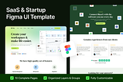 Frilly - SaaS & Startup Figma, an UI Kit Template by FinestDevs (Thumbnail 1 of 4)
