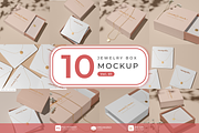 Jewelry box mockup bundle, a Cups & Container Mockup by Mockthethics. (Thumbnail 1 of 12)