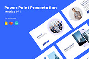 Metrics PPT Template, a Presentation Template by Recreative (Thumbnail 1 of 6)