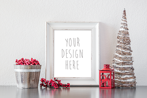 Frame Mockup Christmas Theme