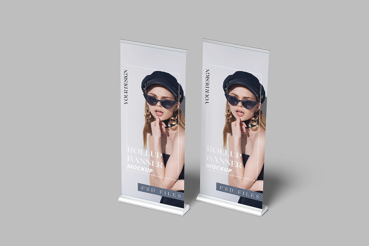 Roll Up Banner Mockup, a Print Template by lamorastudio (Photo 6 of 11)